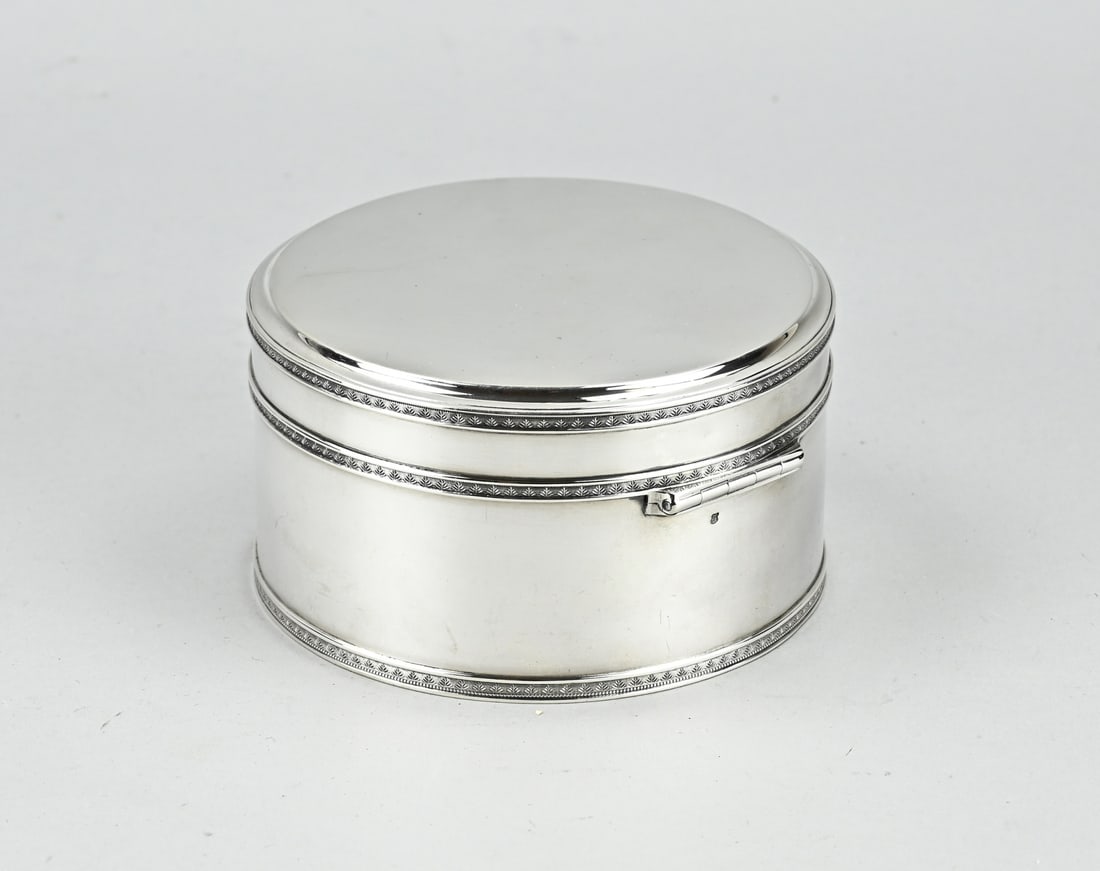 Silver cookie jar - 2