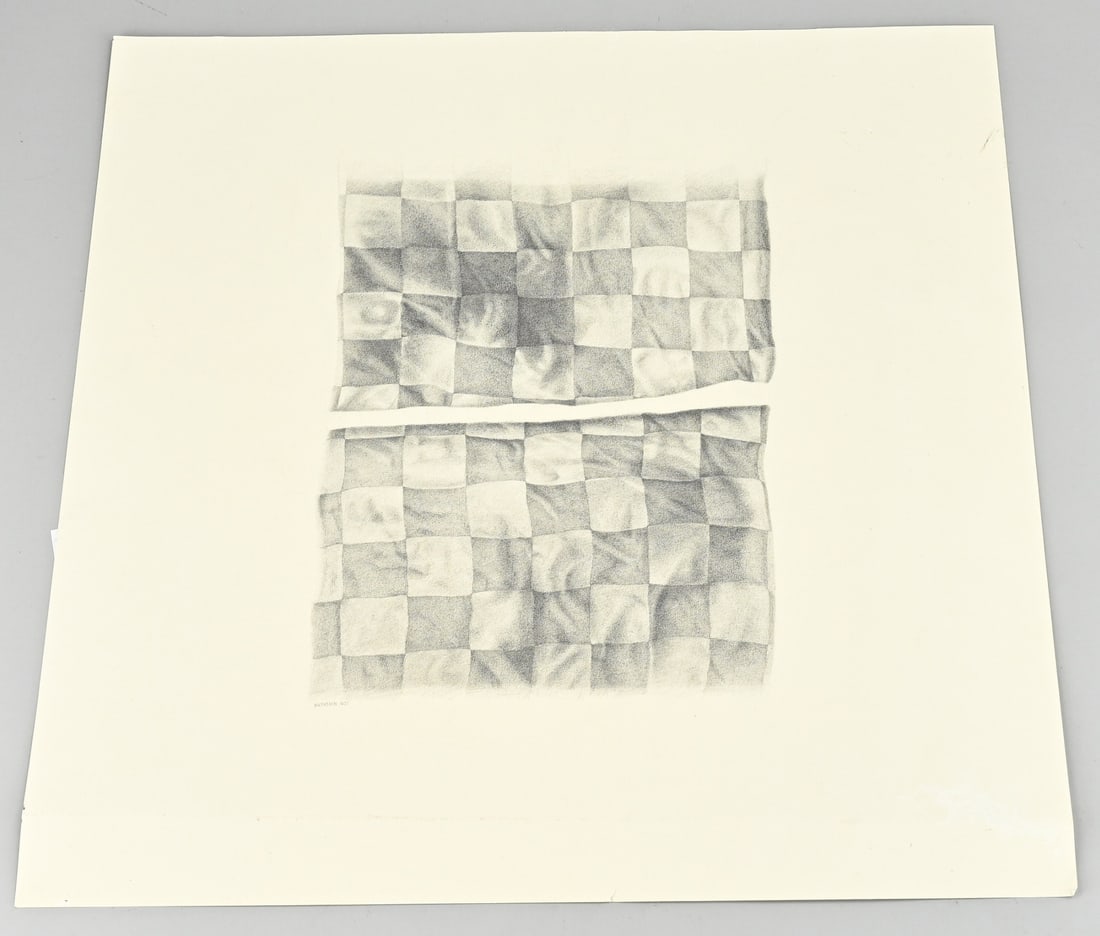 Baltussen, Tea towels: Juul Baltussen (1977). 1958 - . Drawing. Tea towels. Drawing on paper. Dimensions: H 49 x W 44 cm. In good condition.