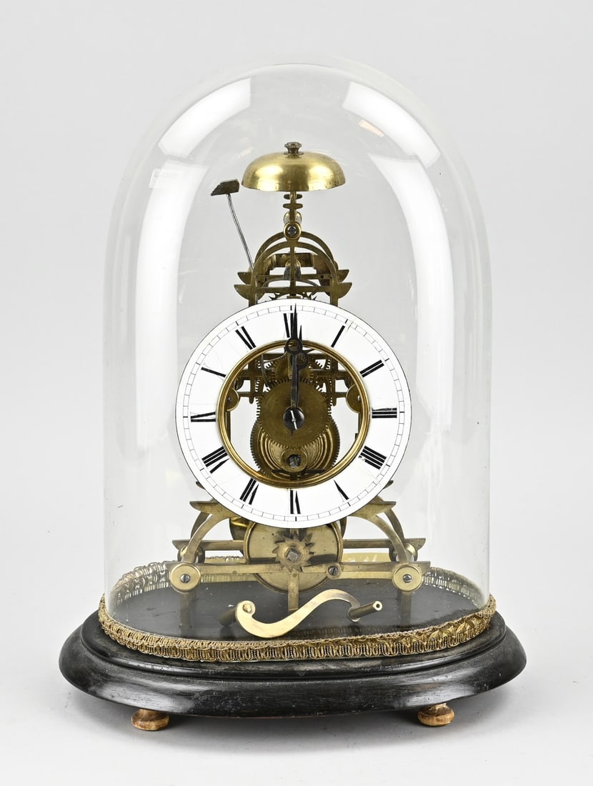 Skeleton clock, H 40 cm. - 2