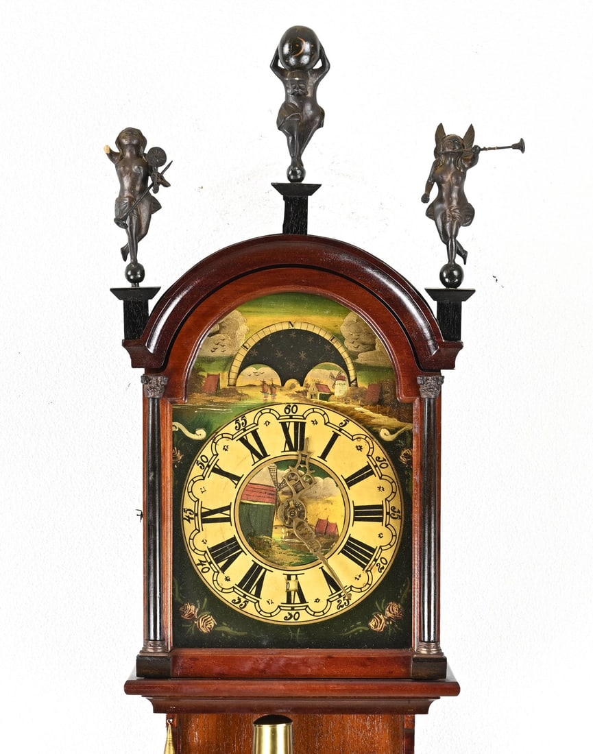 Frisian tail clock, 142 cm. - 2