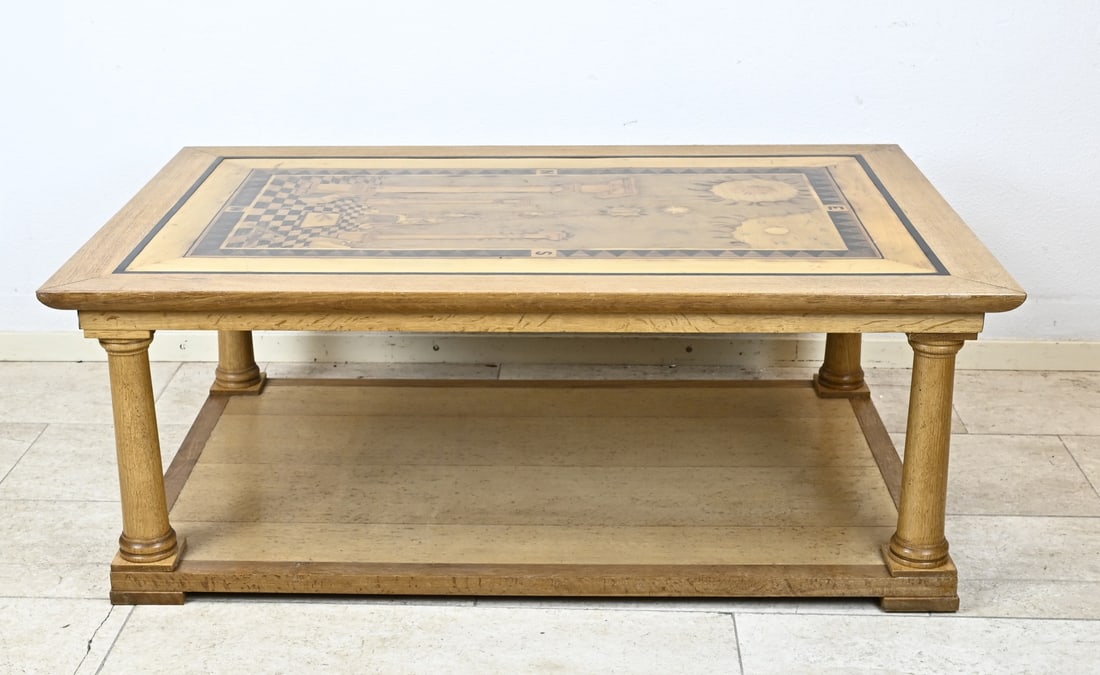 Antique Freemason coffee table, 1900 - 2