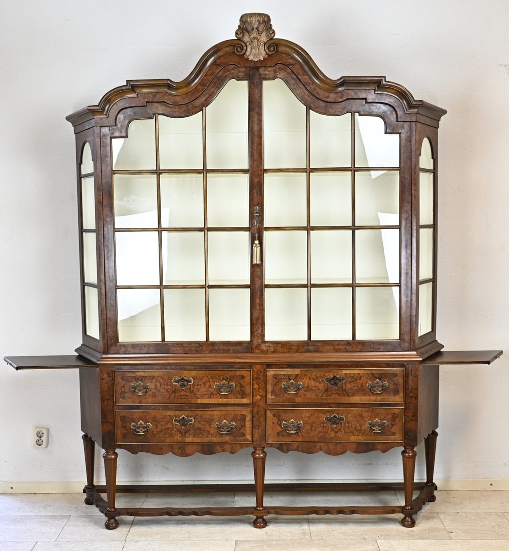 Walnut display cabinet - 2