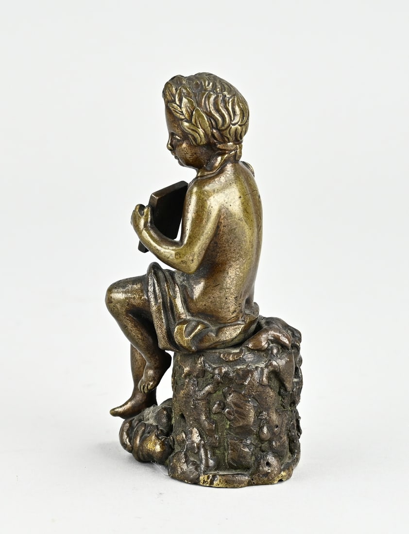 Bronze statue, H 11.5 cm. - 2
