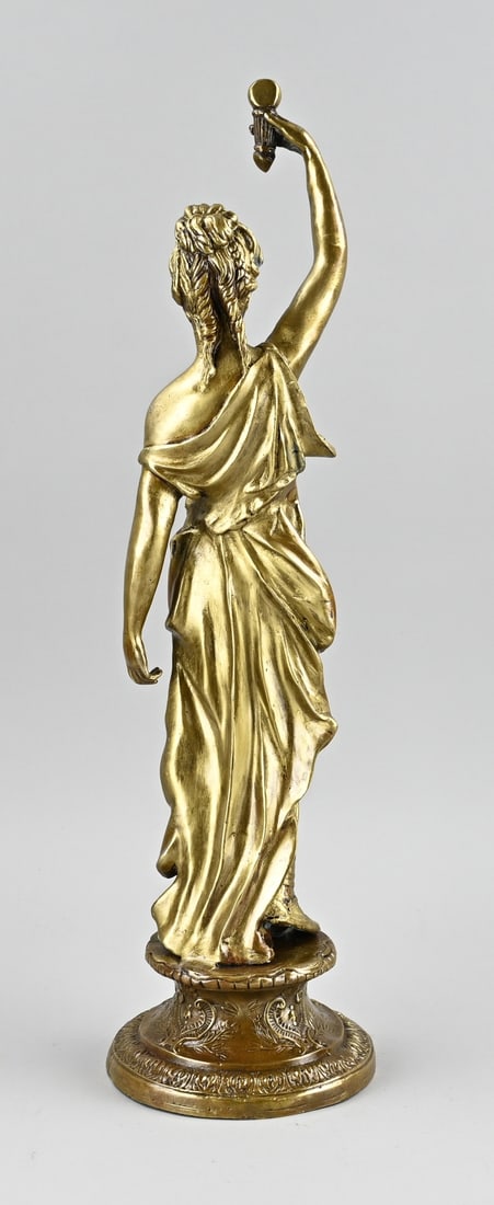 Mysterious bronze clock figures - 2