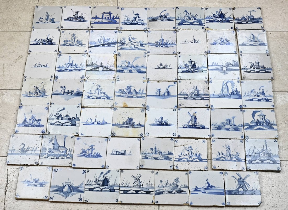 Lot of open landscape tiles (55 pcs.) (1 of 1)
