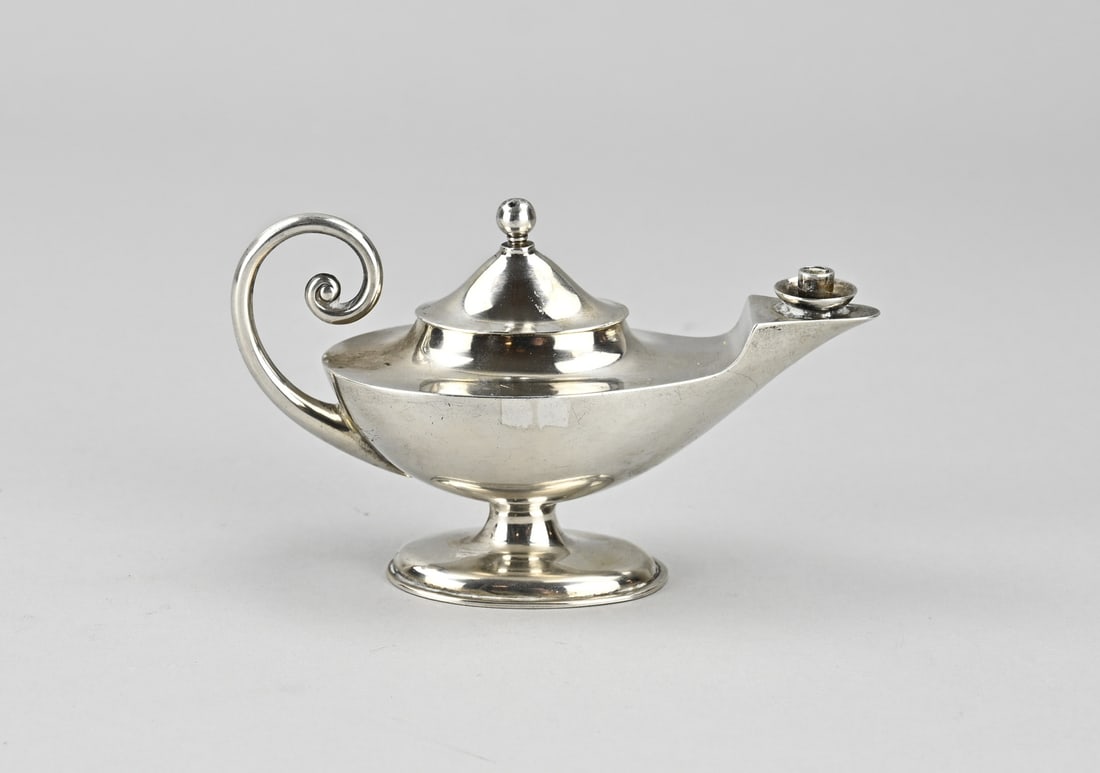 Silver oil lamp - 2