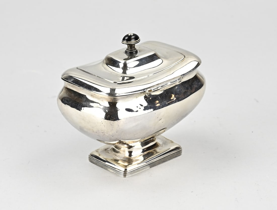 Silver tea box - 2