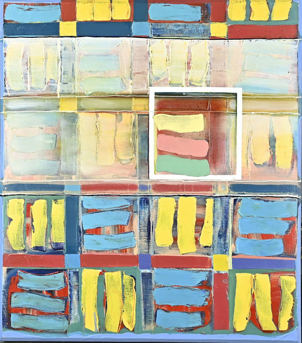 Zivojin Celic, Modern: Zivojin Celic, 2000. Yugoslavia Nis 1954 - 2020. Old price € 4,500, - Modern abstract composition. Acrylic on canvas. Dimensions: H 92 x W 78 cm. In good condition.