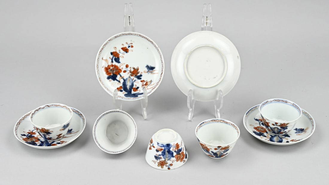 Lot of Chinese cups + saucers