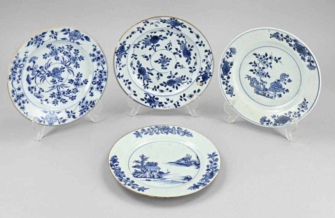 4x Chinese plate (18th century)