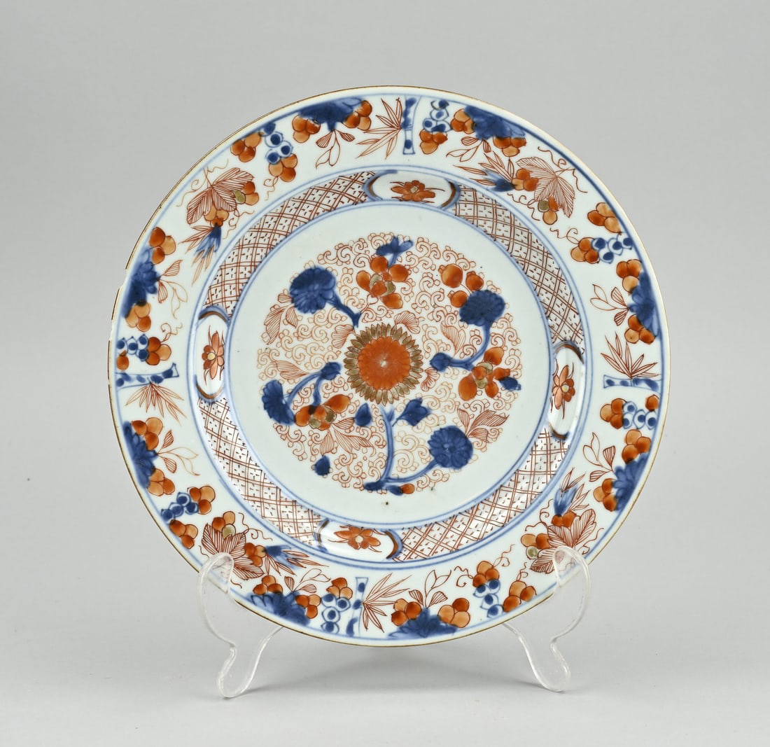 Chinese plate Ø 23.2 cm.