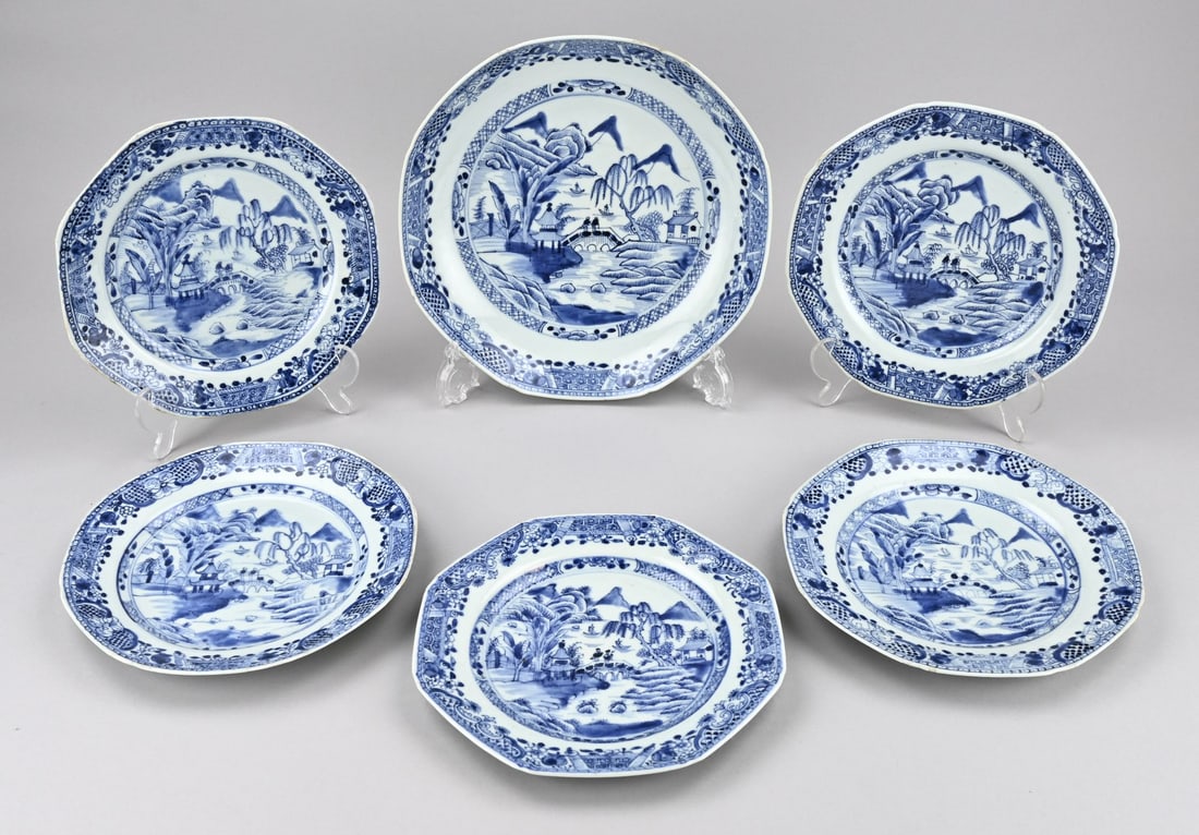 5x Queng Long plate + saucer (6x) (1 of 1)