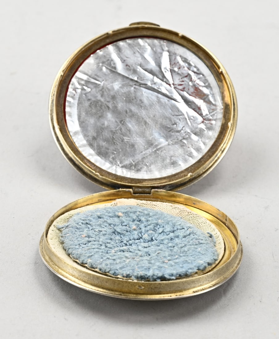 Silver powder box - 2
