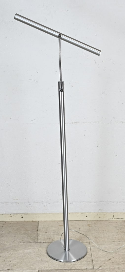 Modern Seed Design reading lamp, H 146 cm.: Modern Seed Design adjustable metal reading lamp. Slight signs of use. Dimensions: H 146 cm. In good condition.