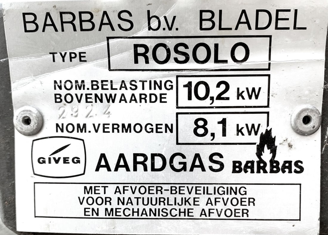 Old Barbas stove - 2