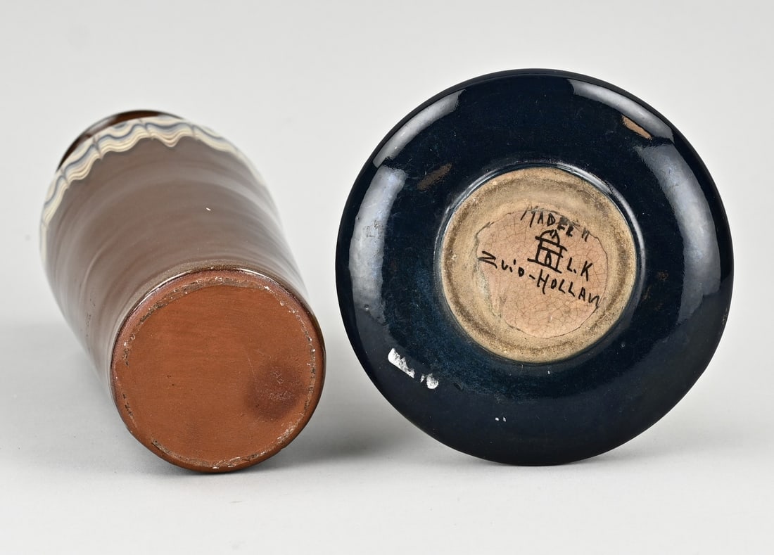 2x Dutch earthenware - 2