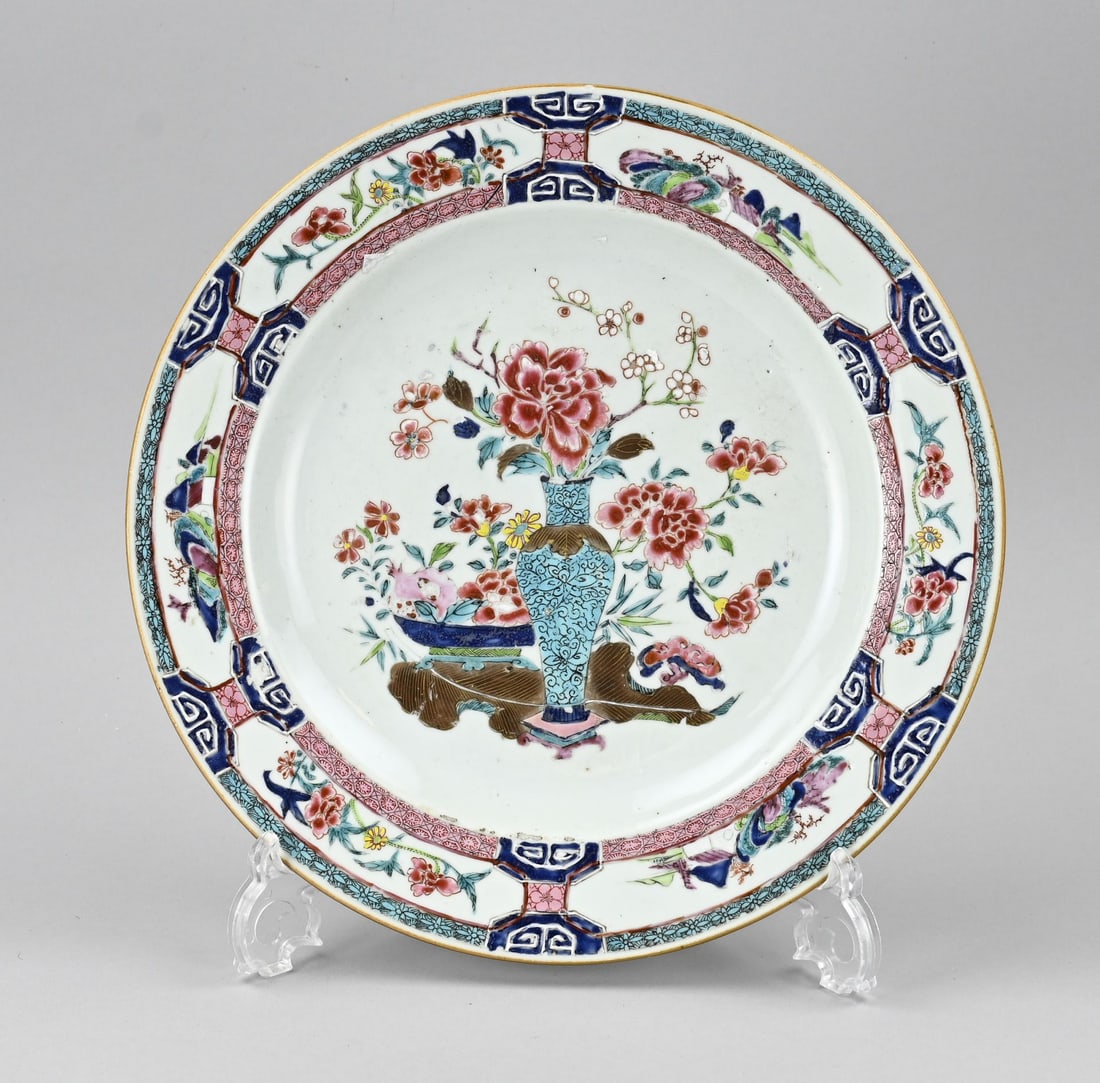 Rose Family plate Ø 31.5 cm. (1 of 2)