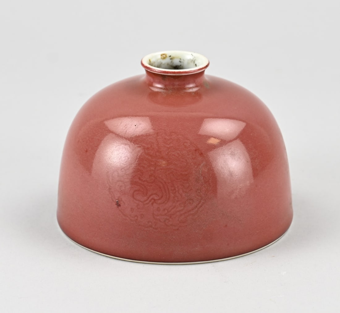 Chinese water pot Ø 12.4 cm. (1 of 2)