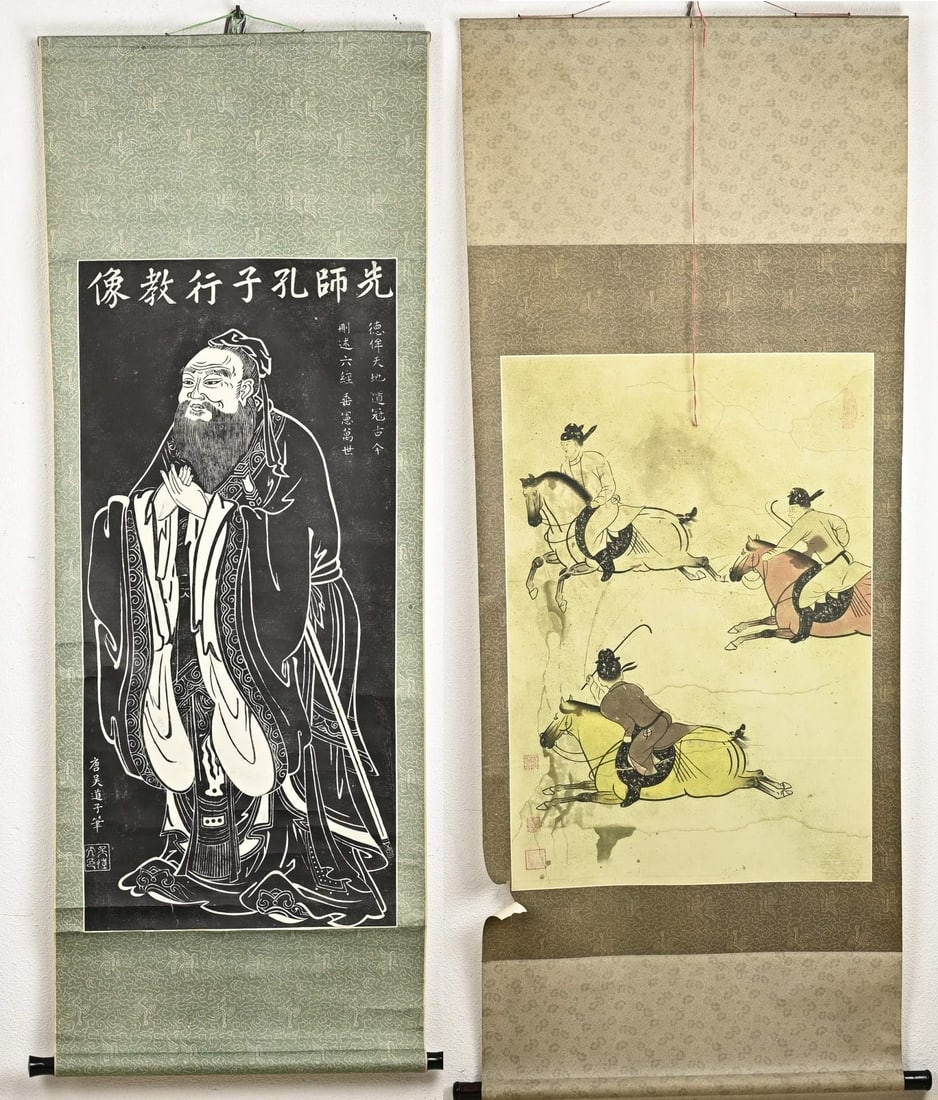 2x Painting roll, 157 - 185 cm. (1 of 3)