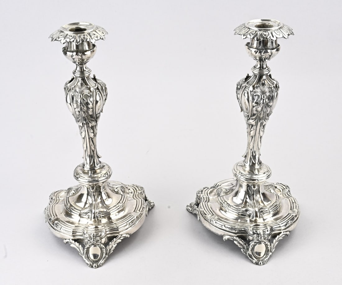 2 Silver candlesticks (1 of 1)
