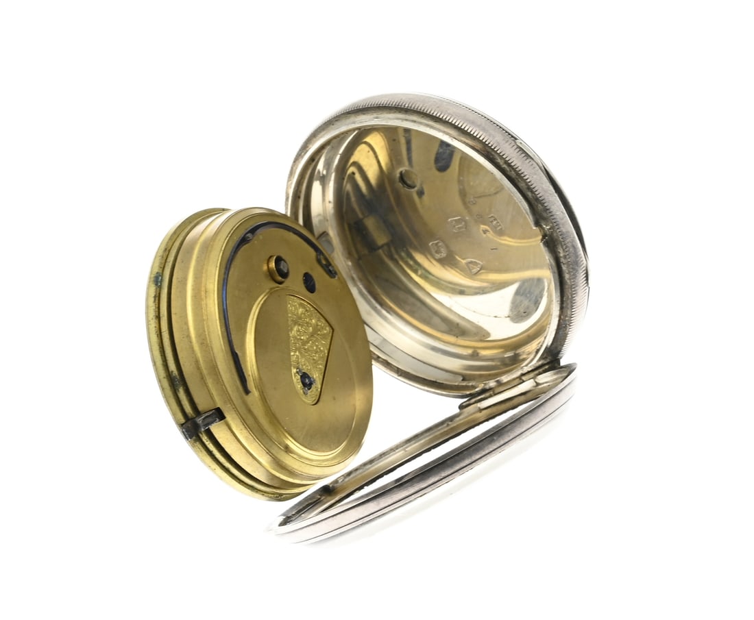 Silver pocket watch - 2