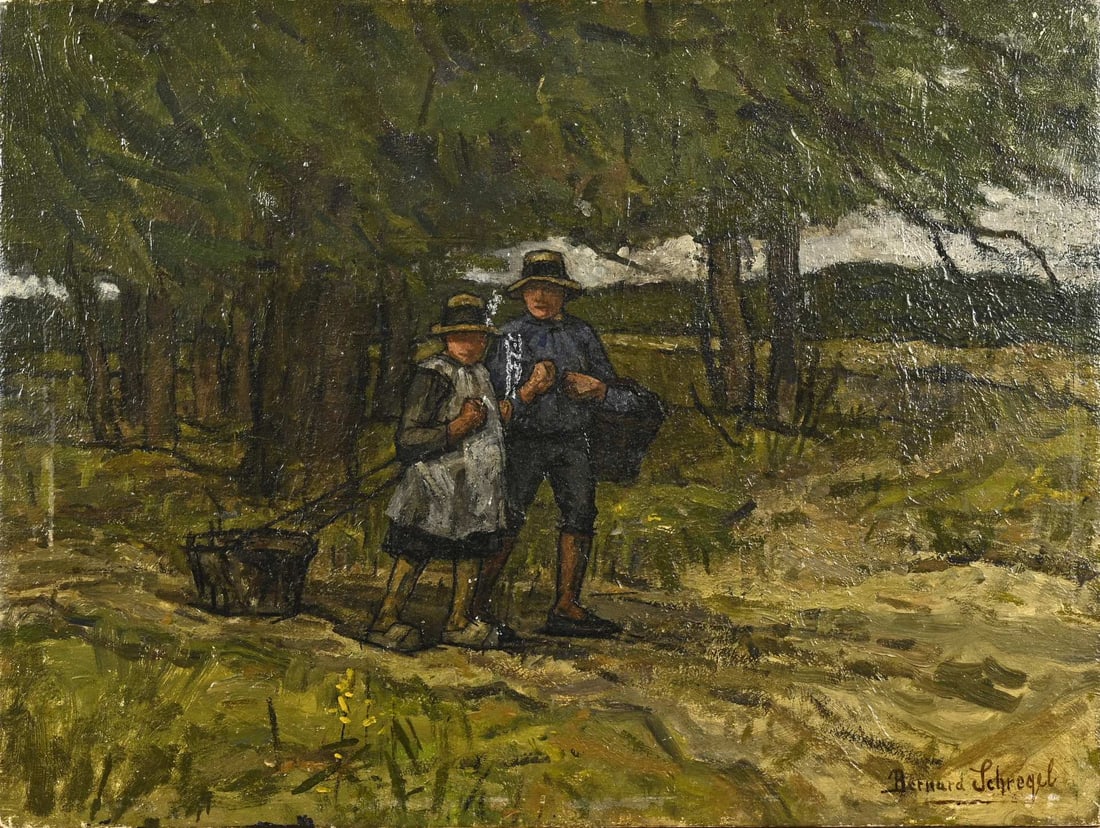 Bernard Schregel, Two Figures in a Landscape (1 of 1)