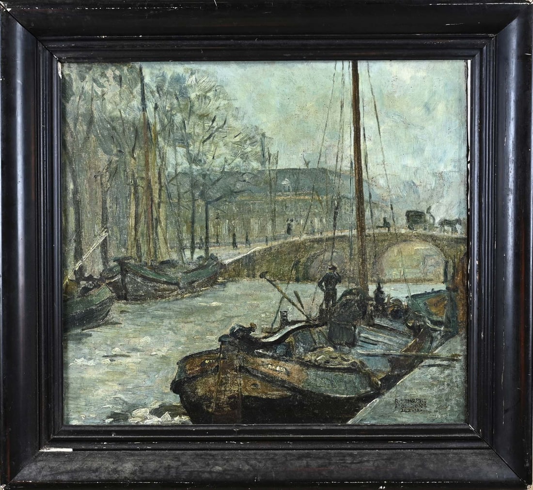 R. Behrens, Canal View Amsterdam (1 of 1)