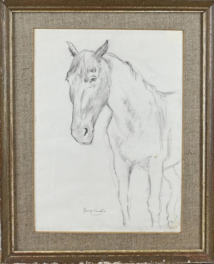 Georg Rueter, Horse Study (1 of 1)