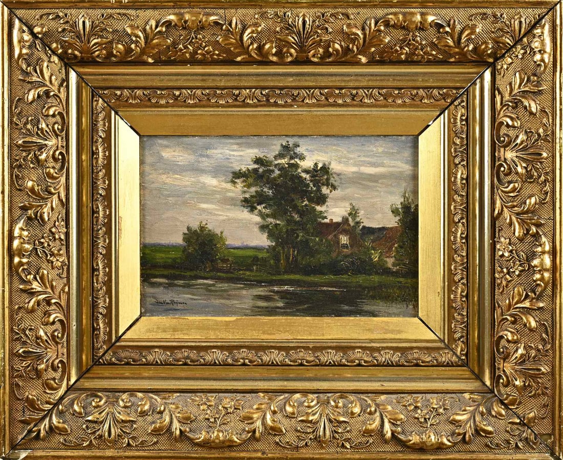 Jan van Rhijnen, Farm by the waterside (1 of 1)