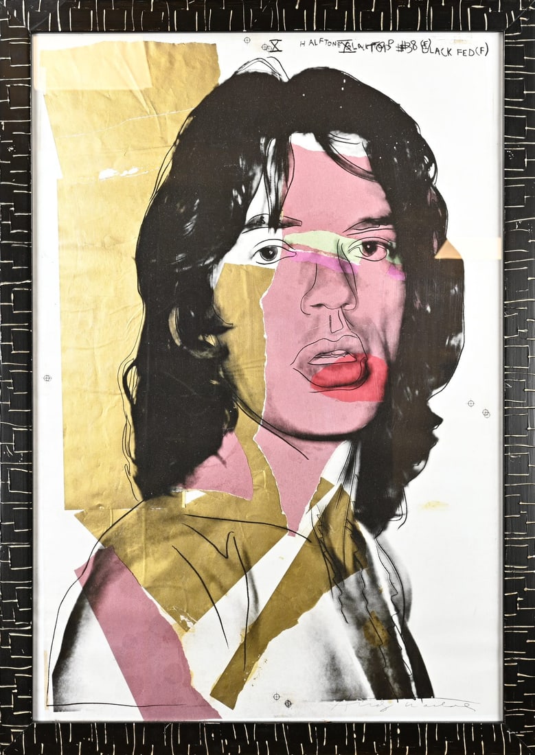 Emphasis Andy Warhol, Mick Jagger (1 of 1)