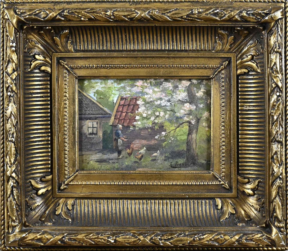 Evert Rabbers, Farm, farmer's wife, blossom tree etc. (1 of 1)