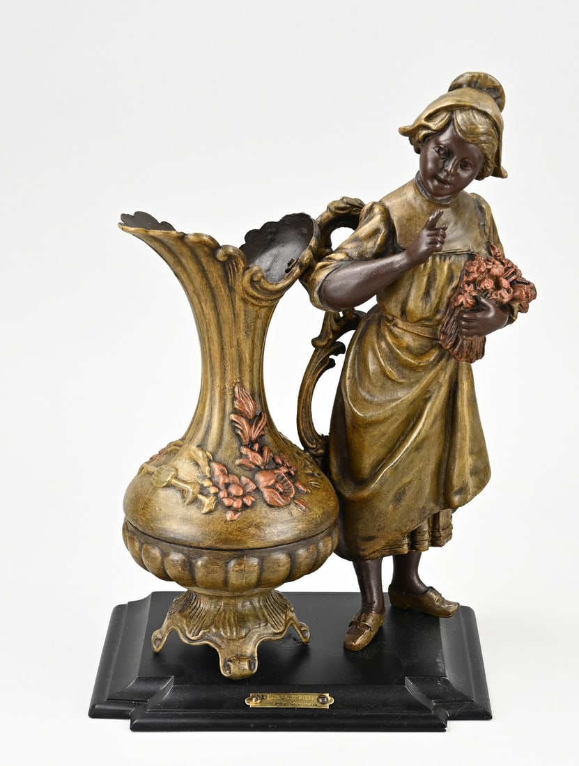Decorative vase with figure, 32 cm. (1 of 1)