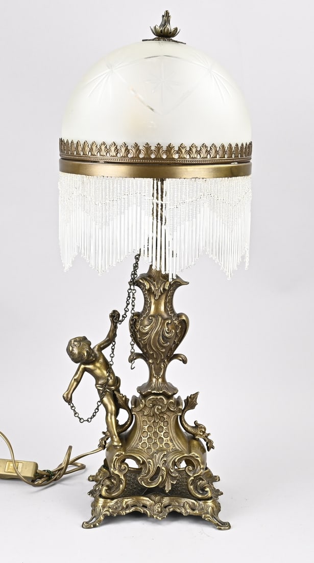 Bronze table lamp, H approx. 65 cm. (1 of 1)