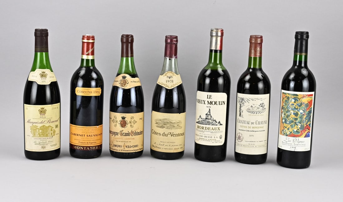 Lot of various red wines (7x) (1 of 1)