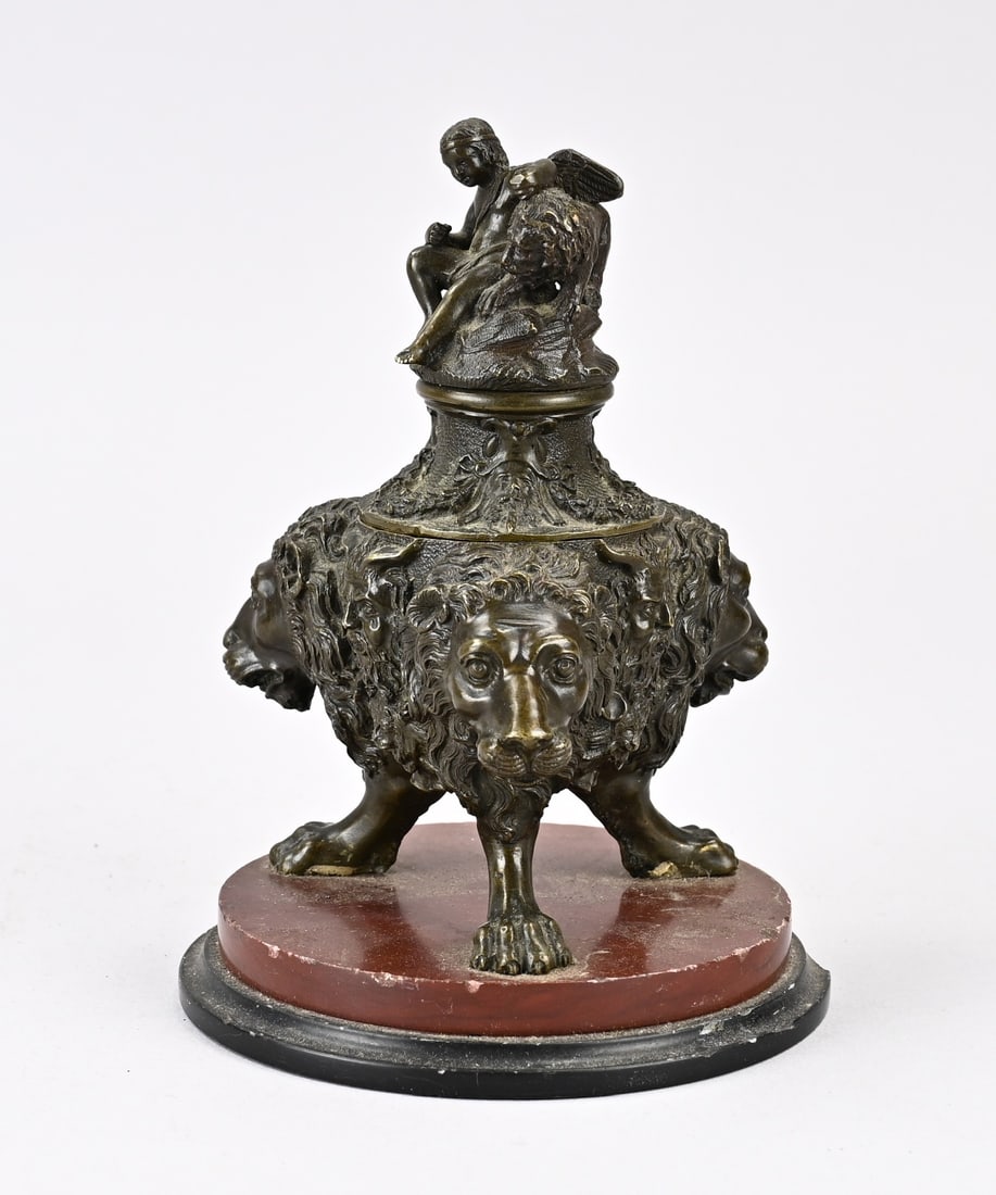 Bronze inkwell - 2