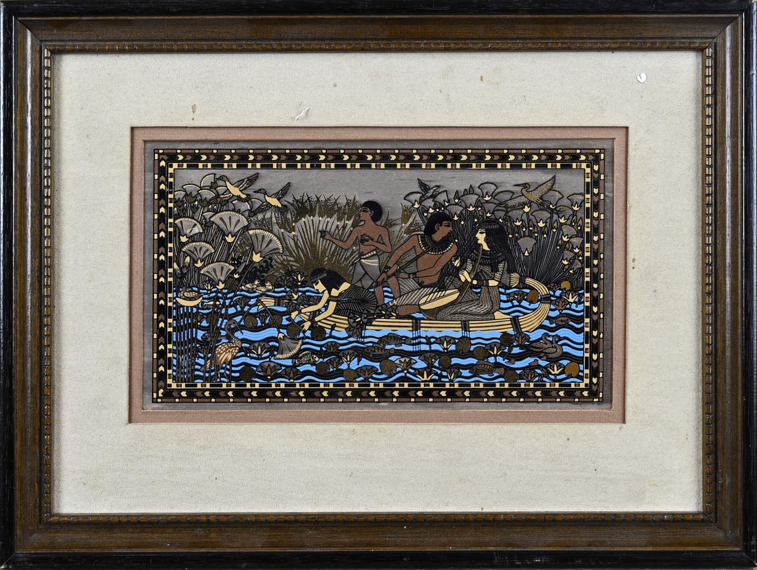 Artwork (Song of the Golden Age): Franklin Mint. Plaque depicting The Song of the Golden Mile. Second half of the 20th century. Certificate on reverse. Dimensions: H 14 x W 24 cm. In good condition.