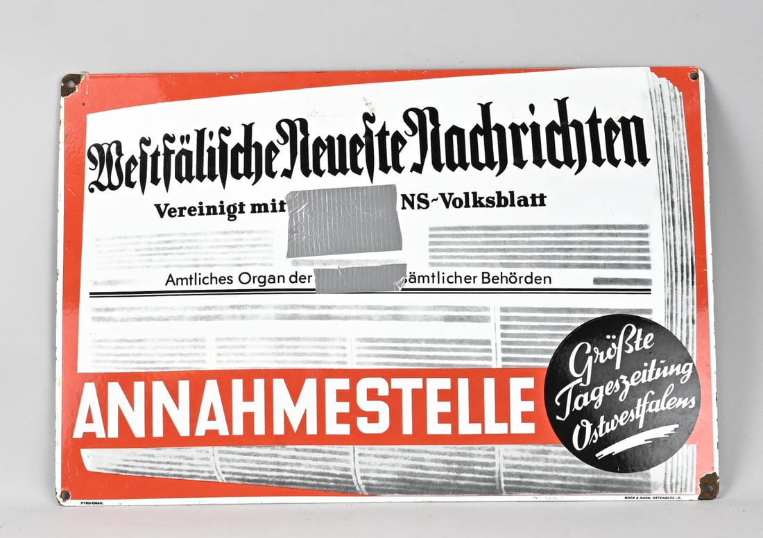 German advertising sign (1 of 2)