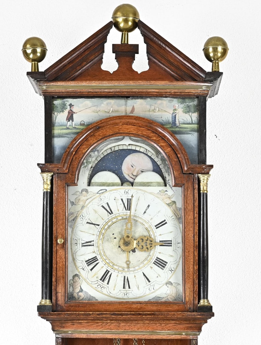 Longcase clock (double-capped) - 2
