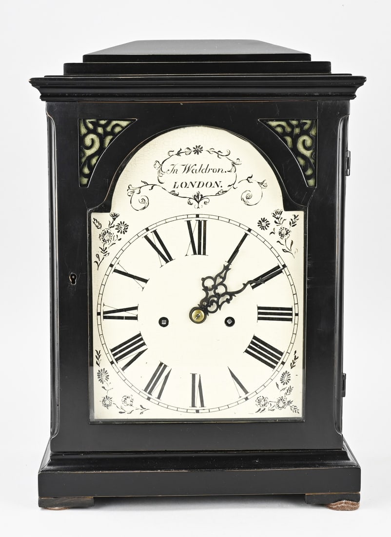English bracket clock, 41cm. (1 of 3)