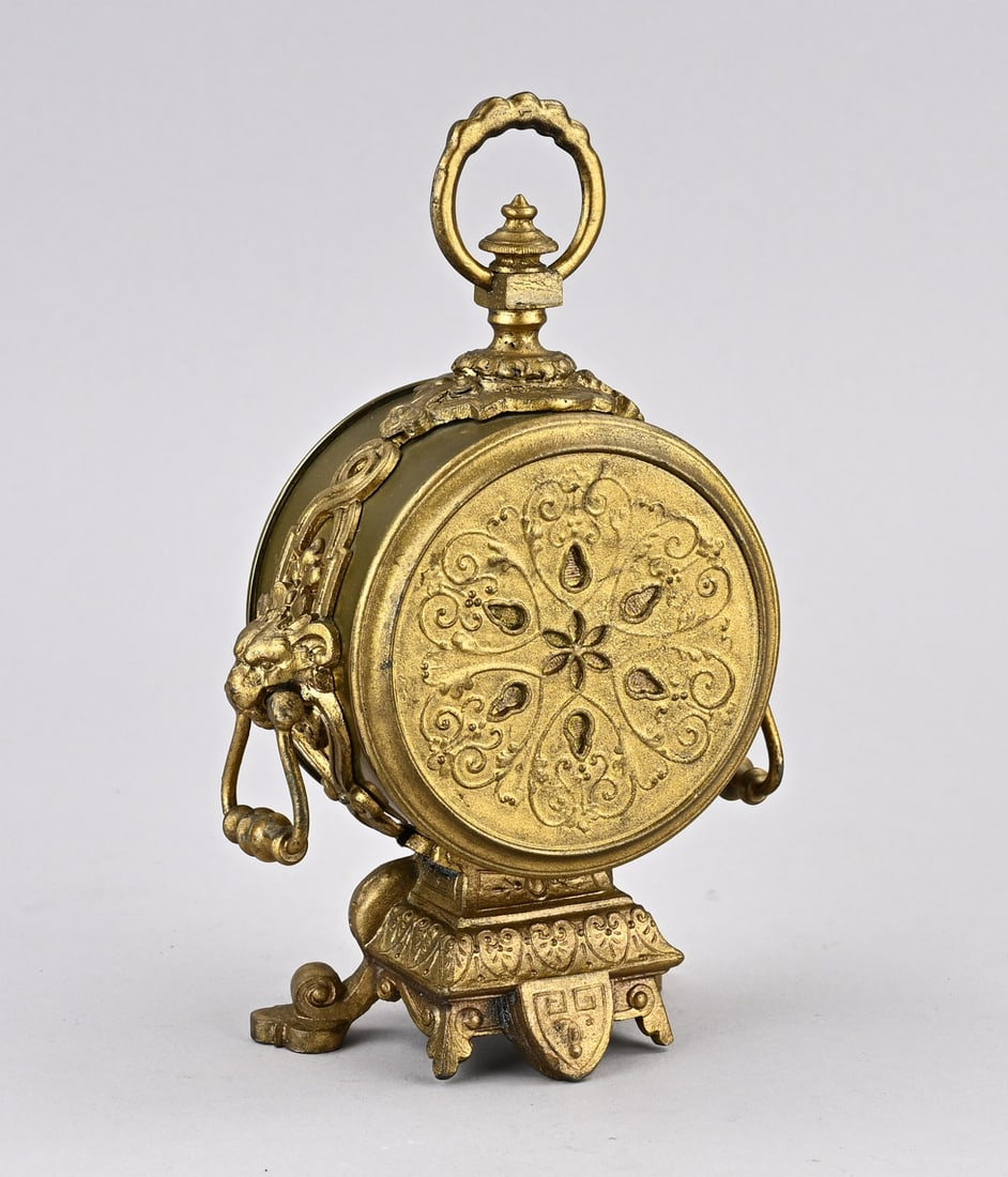 French desk clock, 1880 - 3