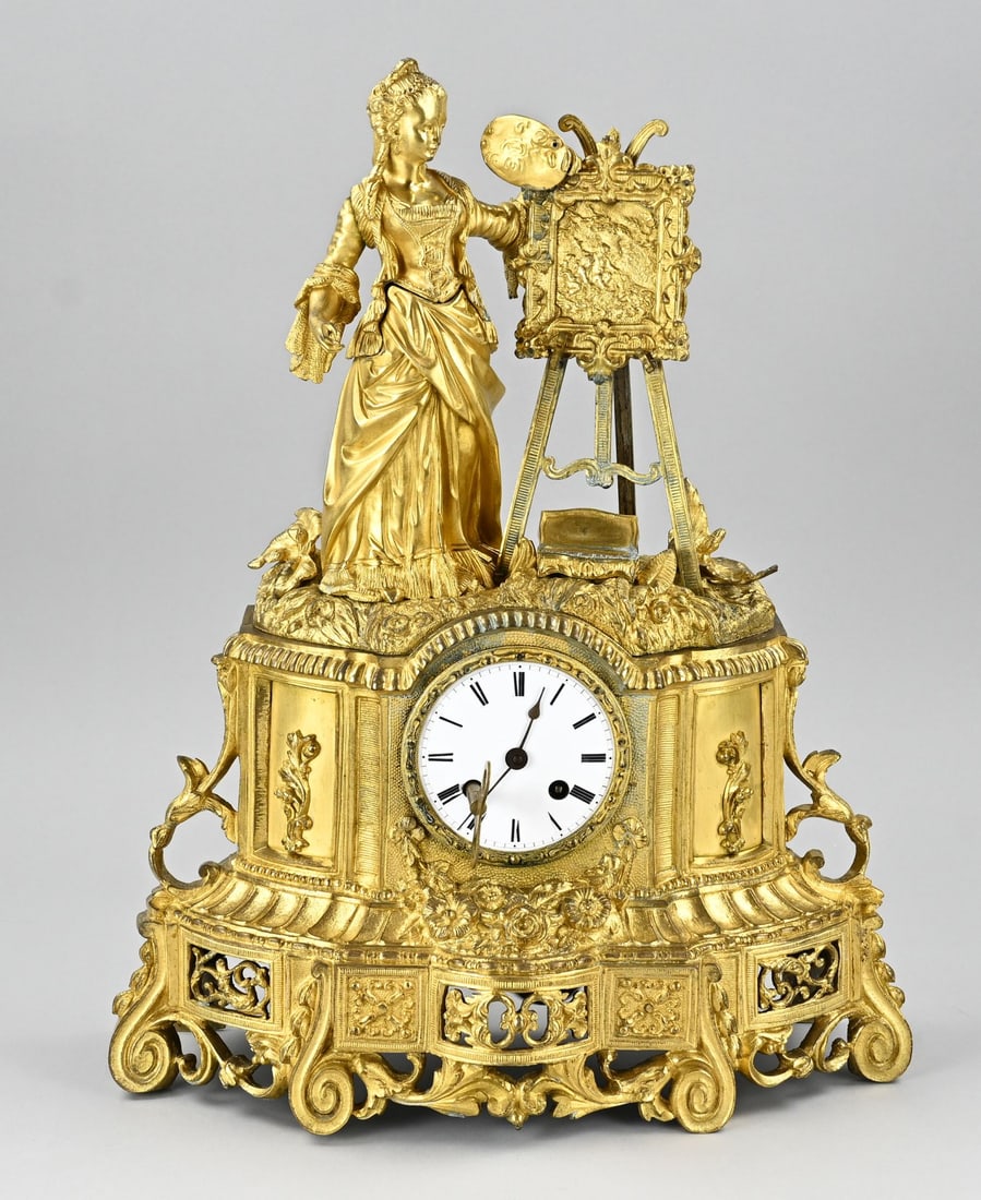 French Louis Philippe mantel clock, 1850 (1 of 2)