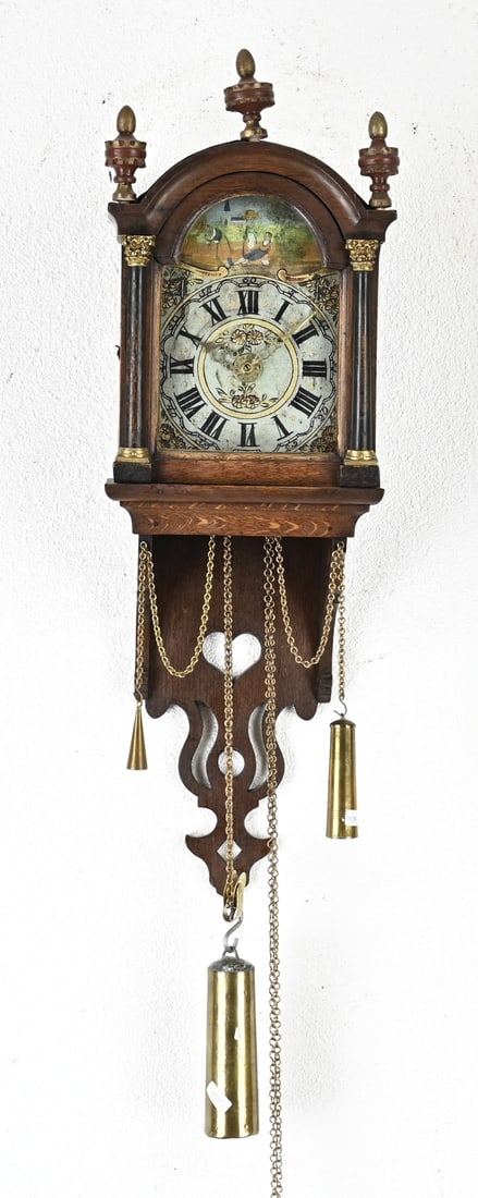 Frisian longcase clock, 65 cm. (1 of 2)