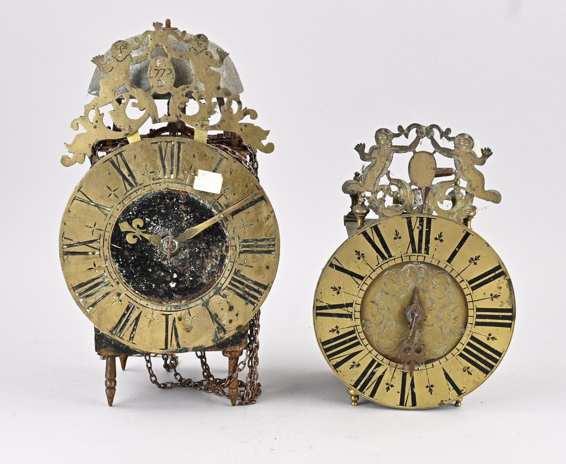 2x Lantern clock (1 of 2)