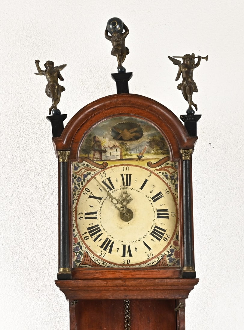 Frisian longcase clock, 146 cm. - 2