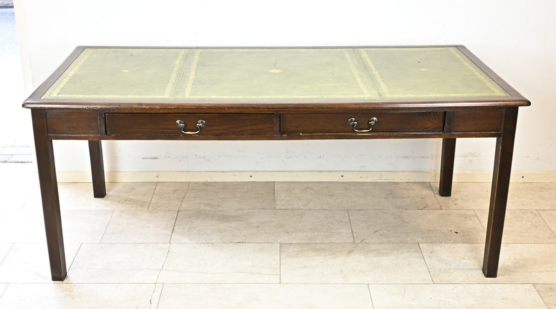 Writing desk (leather inlaid) (1 of 1)