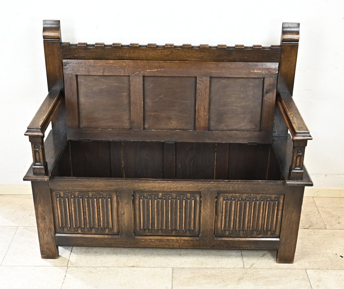 Antique hinged bench, 1900 - 2