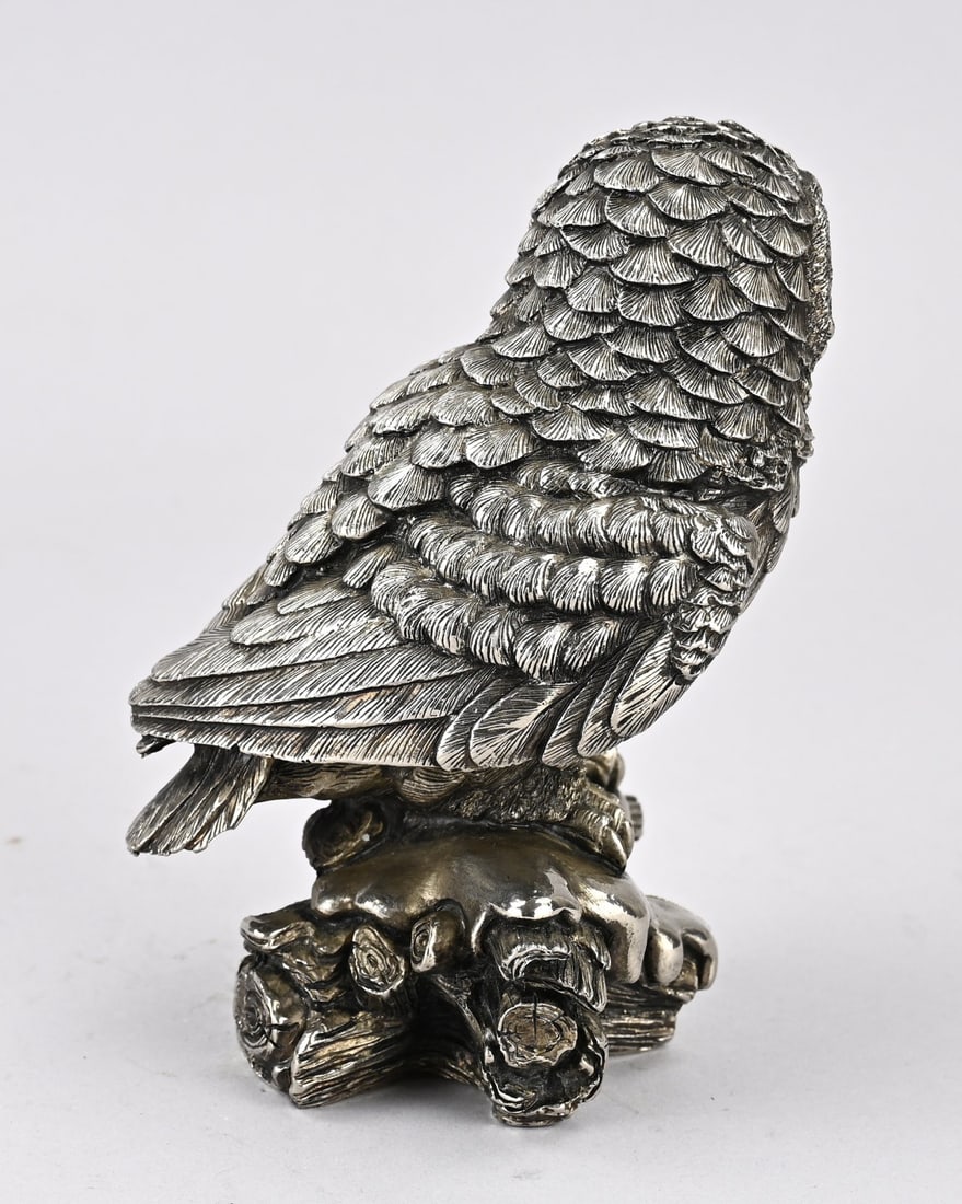 Plated figure, Owl - 2