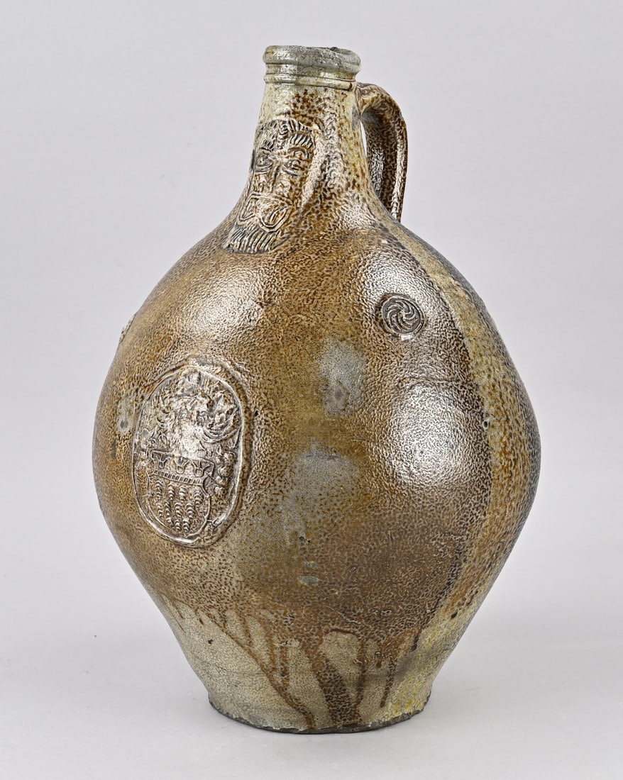 Bearded man jug, H 44 cm. (1 of 2)