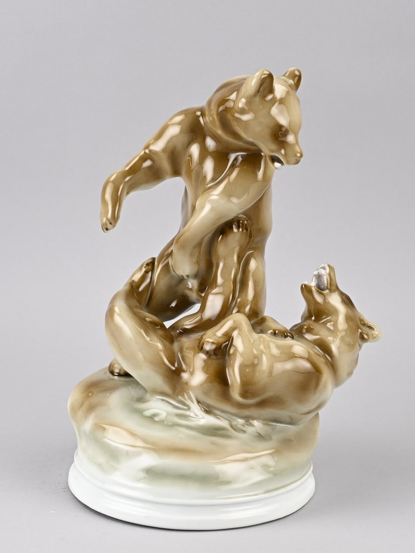Porcelain figurine (bears) (1 of 2)