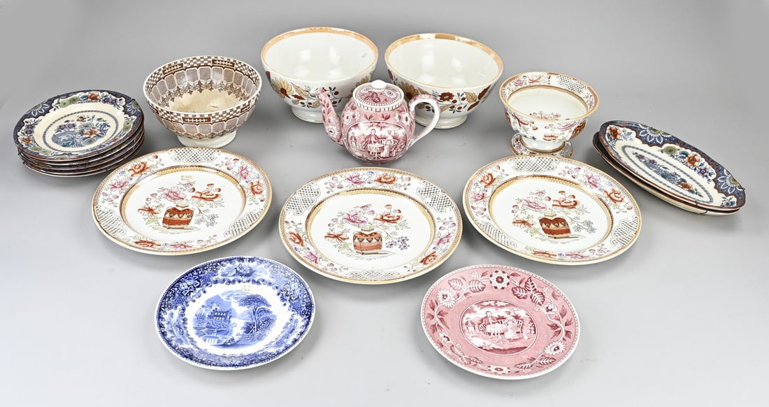 Lot various porcelain (17x) (1 of 1)